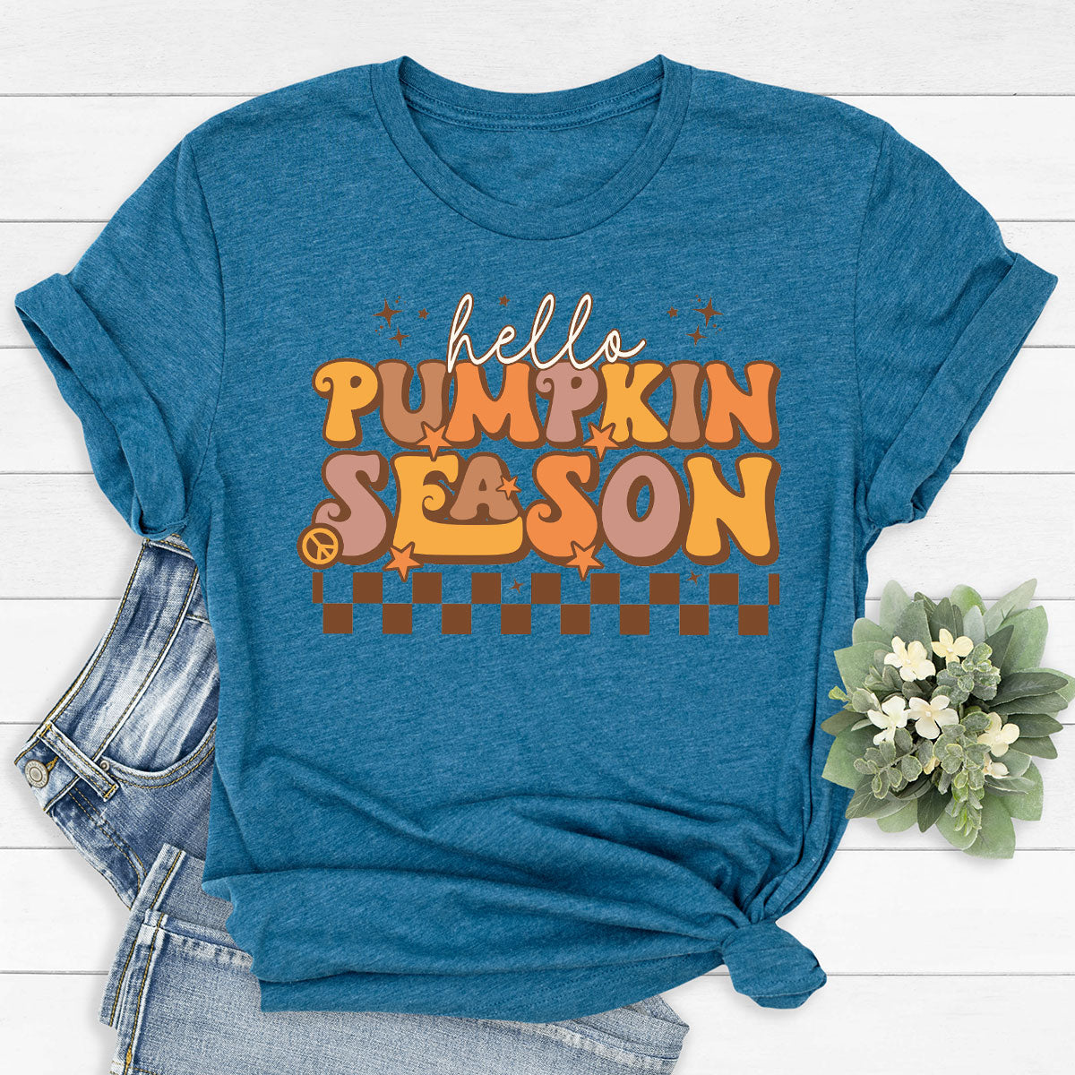 Pumpkin Season Shirt, Thanksgiving 2022 Shirt, Thanksgiving Pumpkin Design Tee