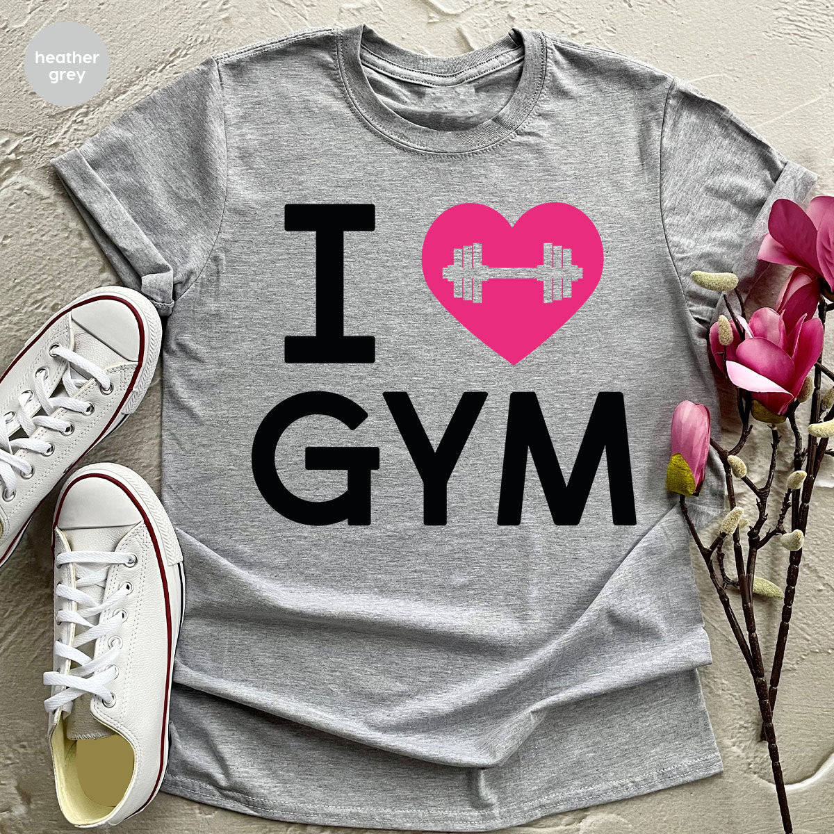 Fitness T-Shirt, GYM Shirt, I Love GYM T-Shirt, T-Shirt For Bodybuilder