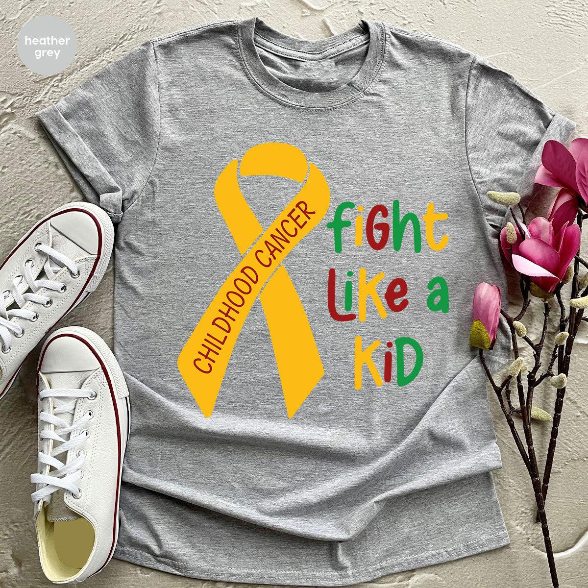 Fighting Like A Kid Shirt, Cancer Fight Shirt, Childhood Canver Fighter t-Shirt, Gift For Cancer Kids