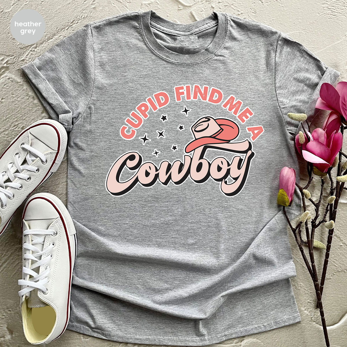 Cupid Find Me A Cowboy Shirt, Valentine Day Shirt, Cowboy Love T-Shirt