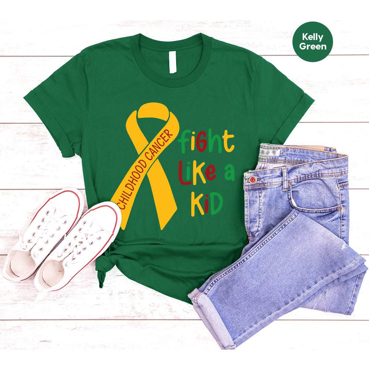 Fighting Like A Kid Shirt, Cancer Fight Shirt, Childhood Canver Fighter t-Shirt, Gift For Cancer Kids