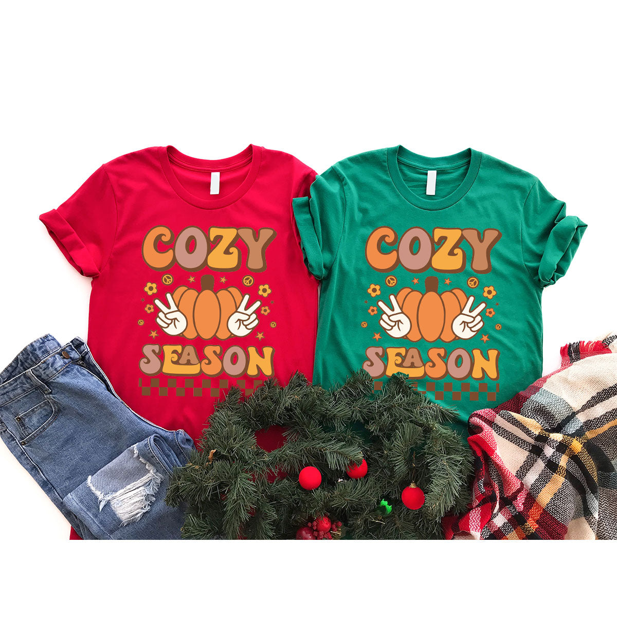 Cozy Thanksgiving Shirt, Funny Thanksgiving T-Shirt, Cozy Season Gee