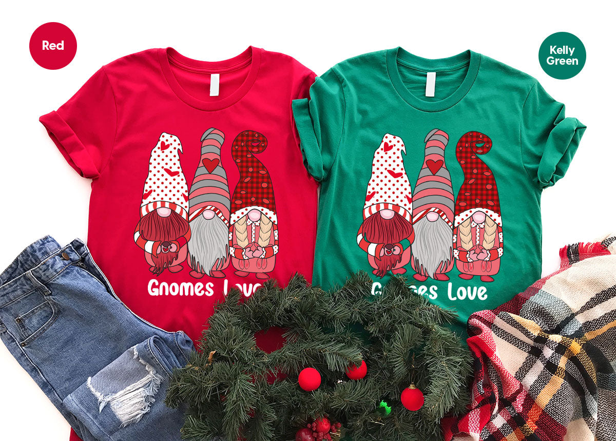 Gnomes Love Shirt, Love 4ever Shirt, Best Love T-Shirt, Valentine's Day Shirt 2023