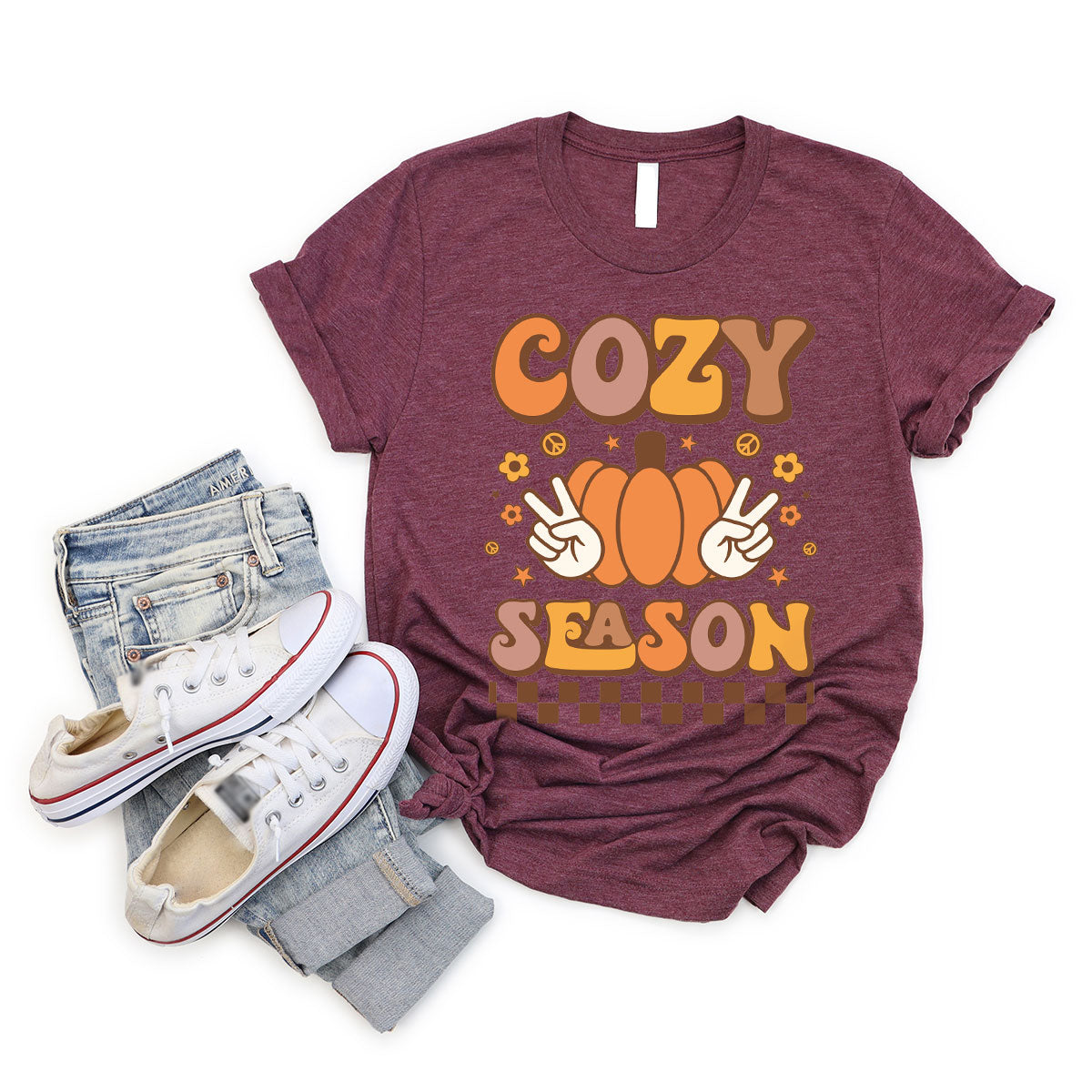 Cozy Thanksgiving Shirt, Funny Thanksgiving T-Shirt, Cozy Season Gee