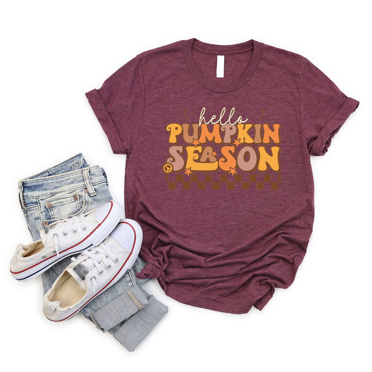 Pumpkin Season Shirt, Thanksgiving 2022 Shirt, Thanksgiving Pumpkin Design Tee