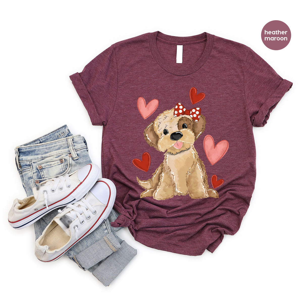 Sweet Dog Shirt, Valentine's Day Dog Lover Shirt, Pet T-Shirt, Pet Lover Tee