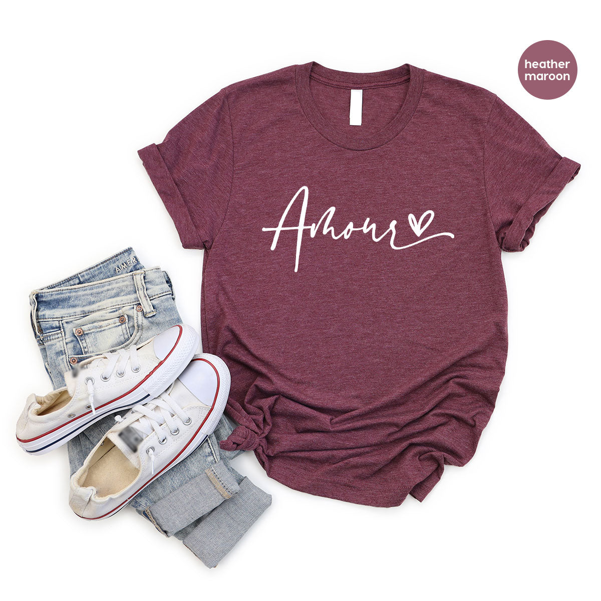 Among T-Shirt, Love Shirt, Among Heart T-Shirt, Valentine's Tee