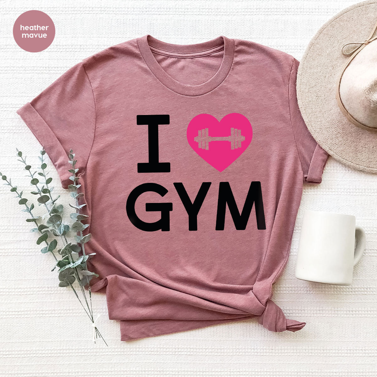 Fitness T-Shirt, GYM Shirt, I Love GYM T-Shirt, T-Shirt For Bodybuilder