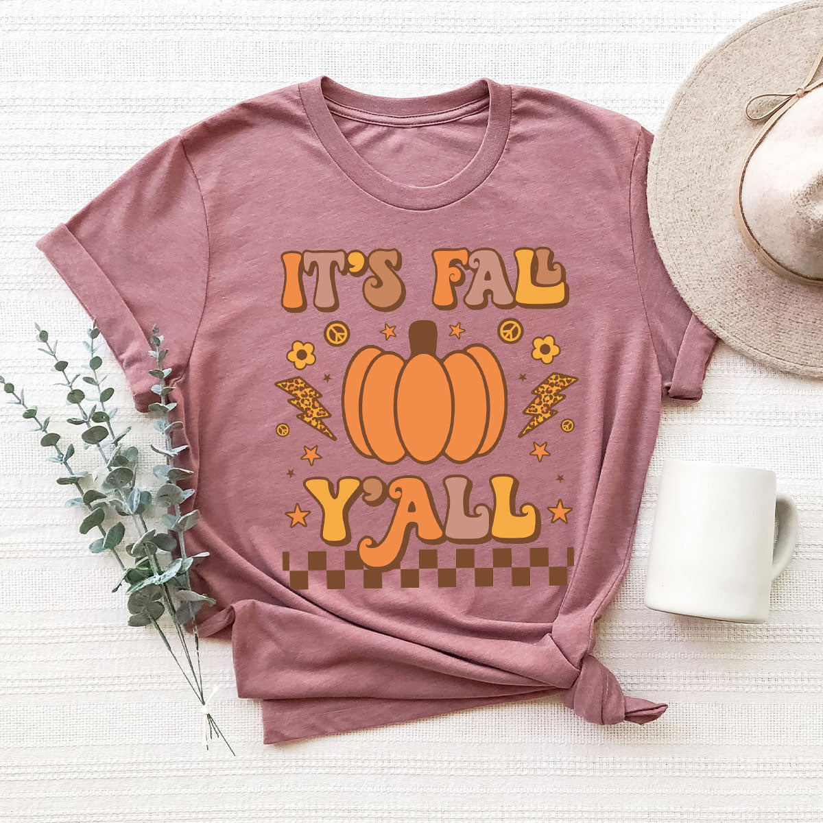 Halloween Fall Shirt, It's Y'Fall T-Shirt, Halloween Fall Hoodie, Long Sleeve and Short Sleeve Shirts