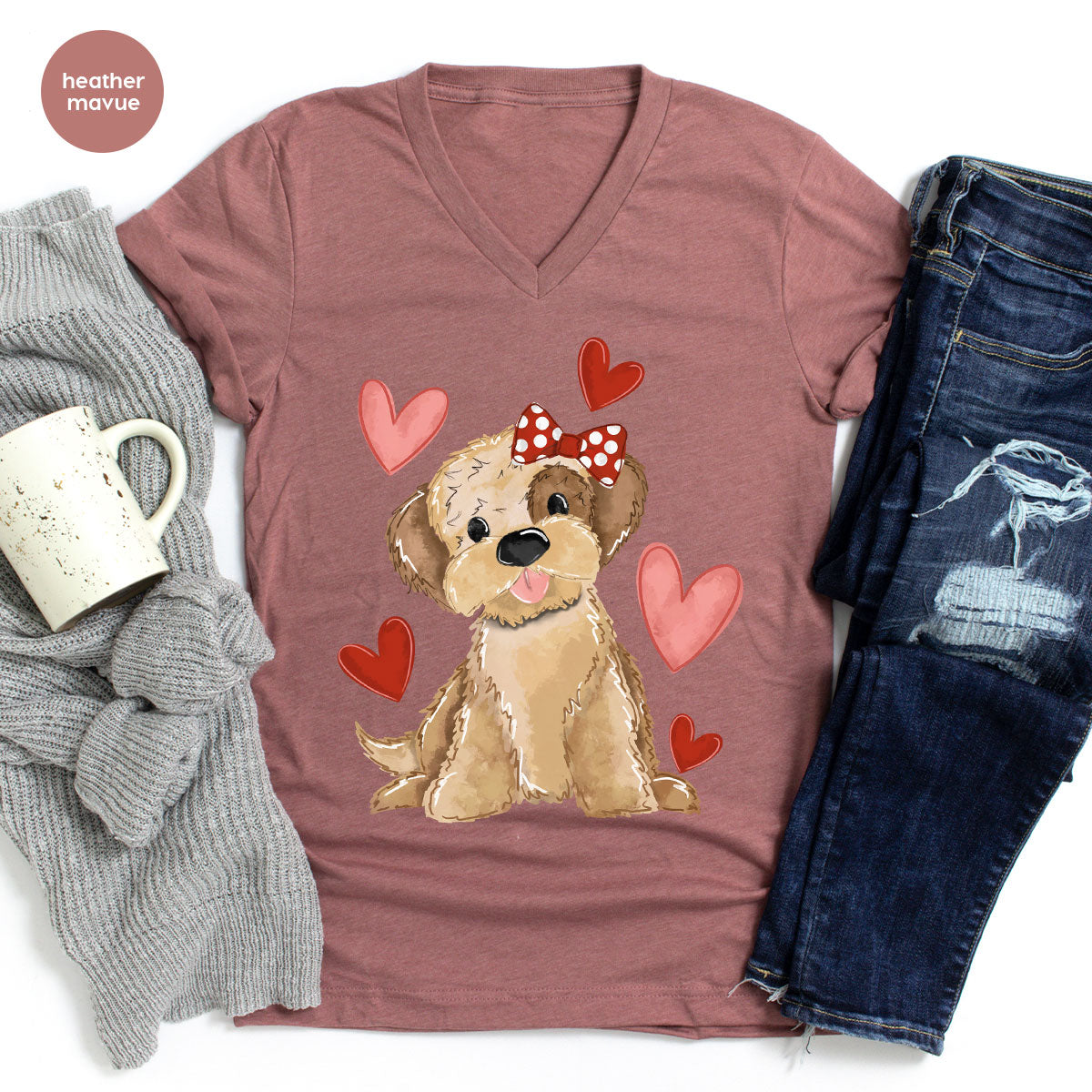 Sweet Dog Shirt, Valentine's Day Dog Lover Shirt, Pet T-Shirt, Pet Lover Tee