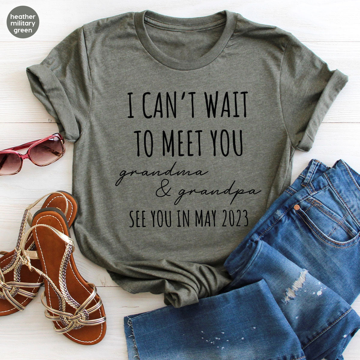 See You In May Shirt, Grandma T-Shirt, Grandpa Shirt, Gift For Grandparent