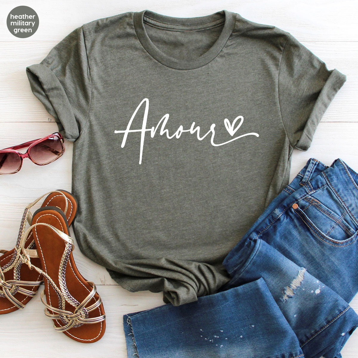 Among T-Shirt, Love Shirt, Among Heart T-Shirt, Valentine's Tee