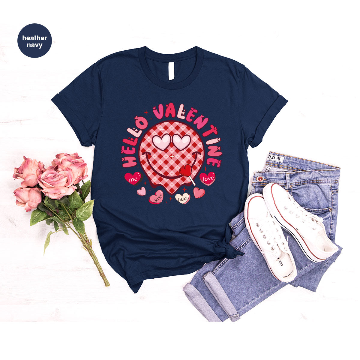 Hello Valentine Shirt, Valentine's Day Love Shirt, Gift for My Love T-Shirt