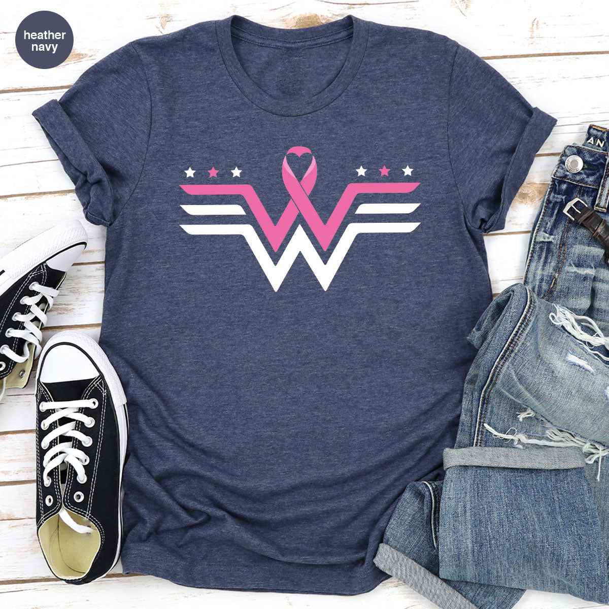 Breeast Cancer Month October Shirt, Cancer Gifts for Mom, Breast Cancer Survivor T-Shirt, Cancer Tee