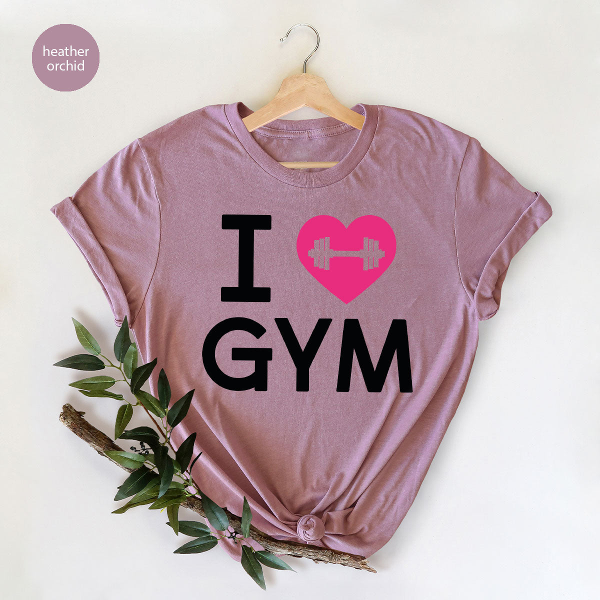 Fitness T-Shirt, GYM Shirt, I Love GYM T-Shirt, T-Shirt For Bodybuilder