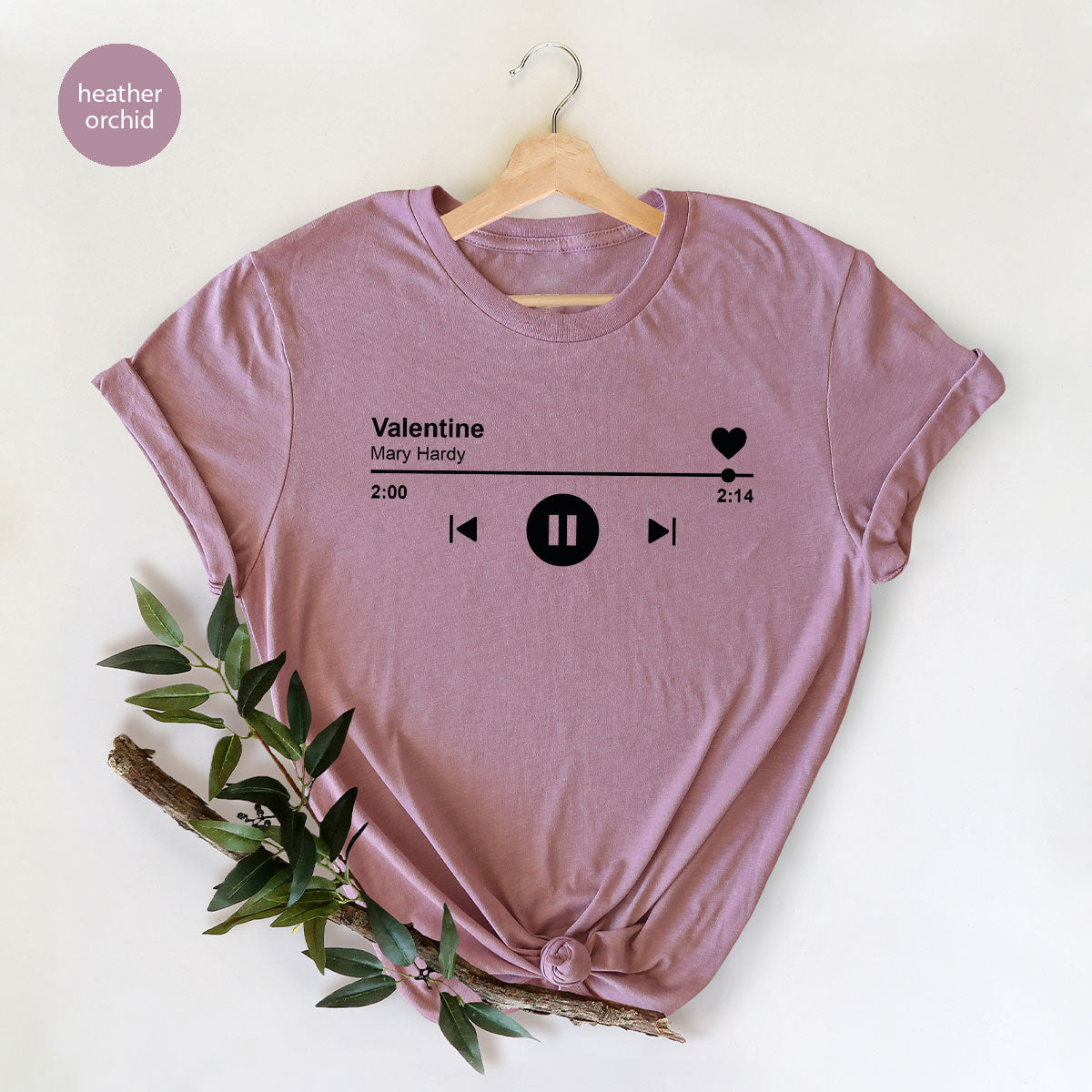 Valentine's Day Shirt, Play Music For Valentine's Shirt, Valentine's Day Playlist T-Shirt