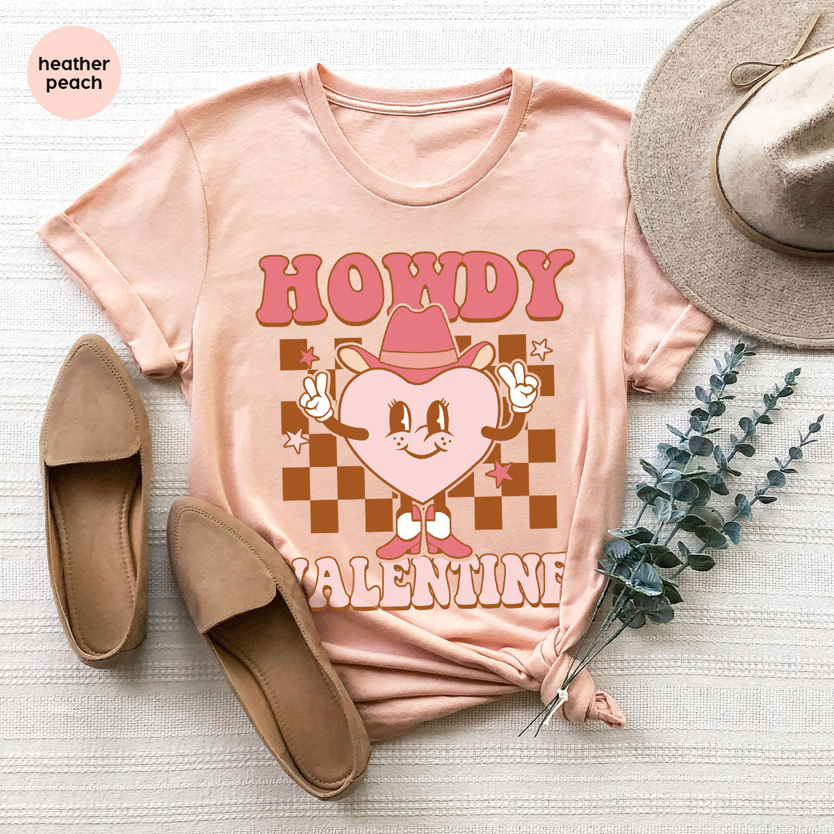 Howdy Valentine Shirt, 2023 Valentine's Day Shirt, Cute Feb 14 Tee