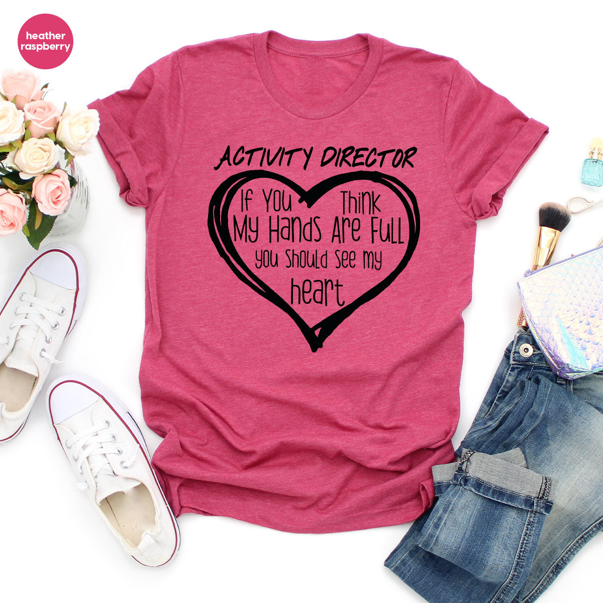 Activity Director Shirt, Love Shirt, Heart Shirt, Gift For Couples