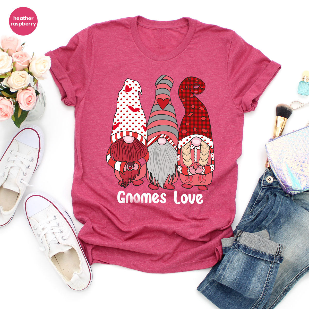 Gnomes Love Shirt, Love 4ever Shirt, Best Love T-Shirt, Valentine's Day Shirt 2023