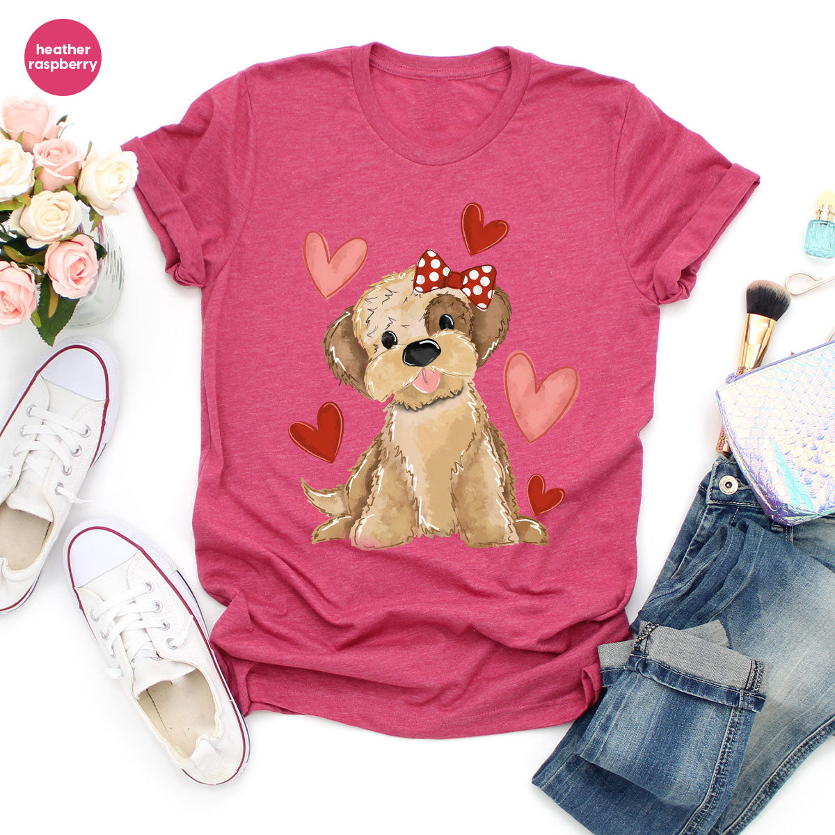 Sweet Dog Shirt, Valentine's Day Dog Lover Shirt, Pet T-Shirt, Pet Lover Tee