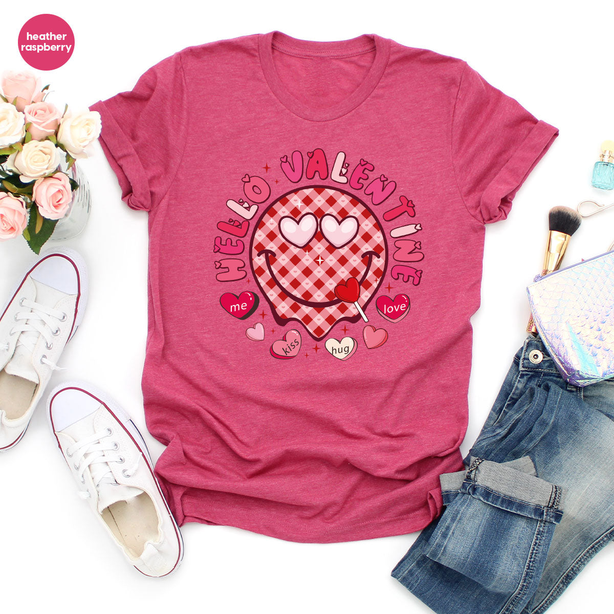 Hello Valentine Shirt, Valentine's Day Love Shirt, Gift for My Love T-Shirt