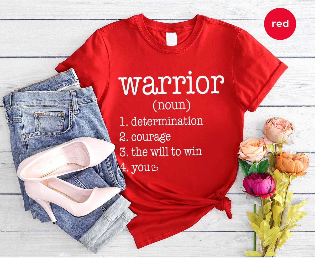 Warrior Shirt, Cancer Warrior T-Shirt, Cancer Support Shirt, Warrior Rules T-Shirt