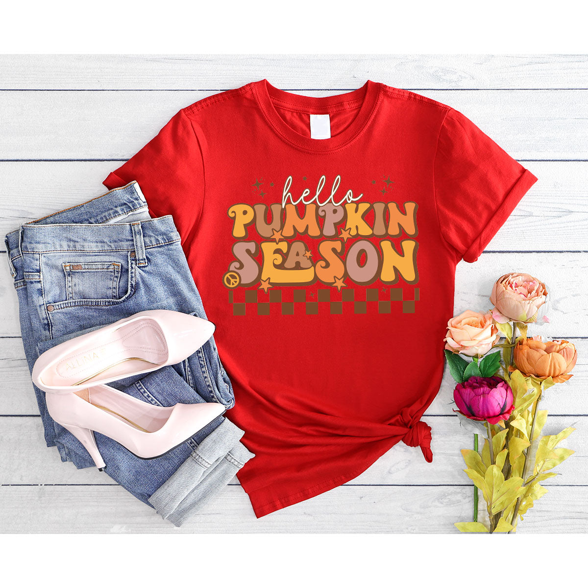 Pumpkin Season Shirt, Thanksgiving 2022 Shirt, Thanksgiving Pumpkin Design Tee