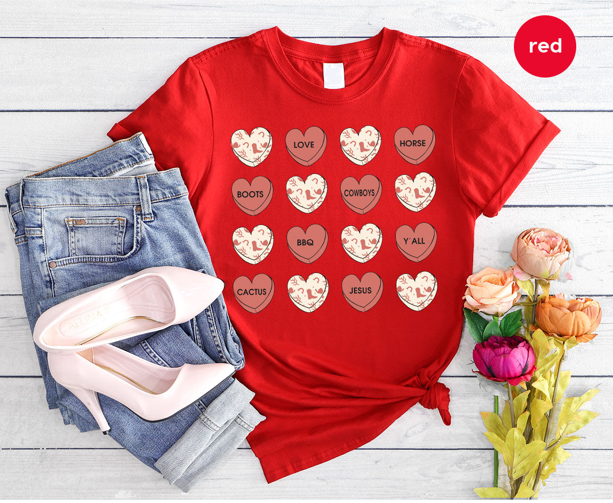 Heart Shirt, Lover Tee, Valentine's Day Heart T-Shirt, 2023 Feb 14 Shirt