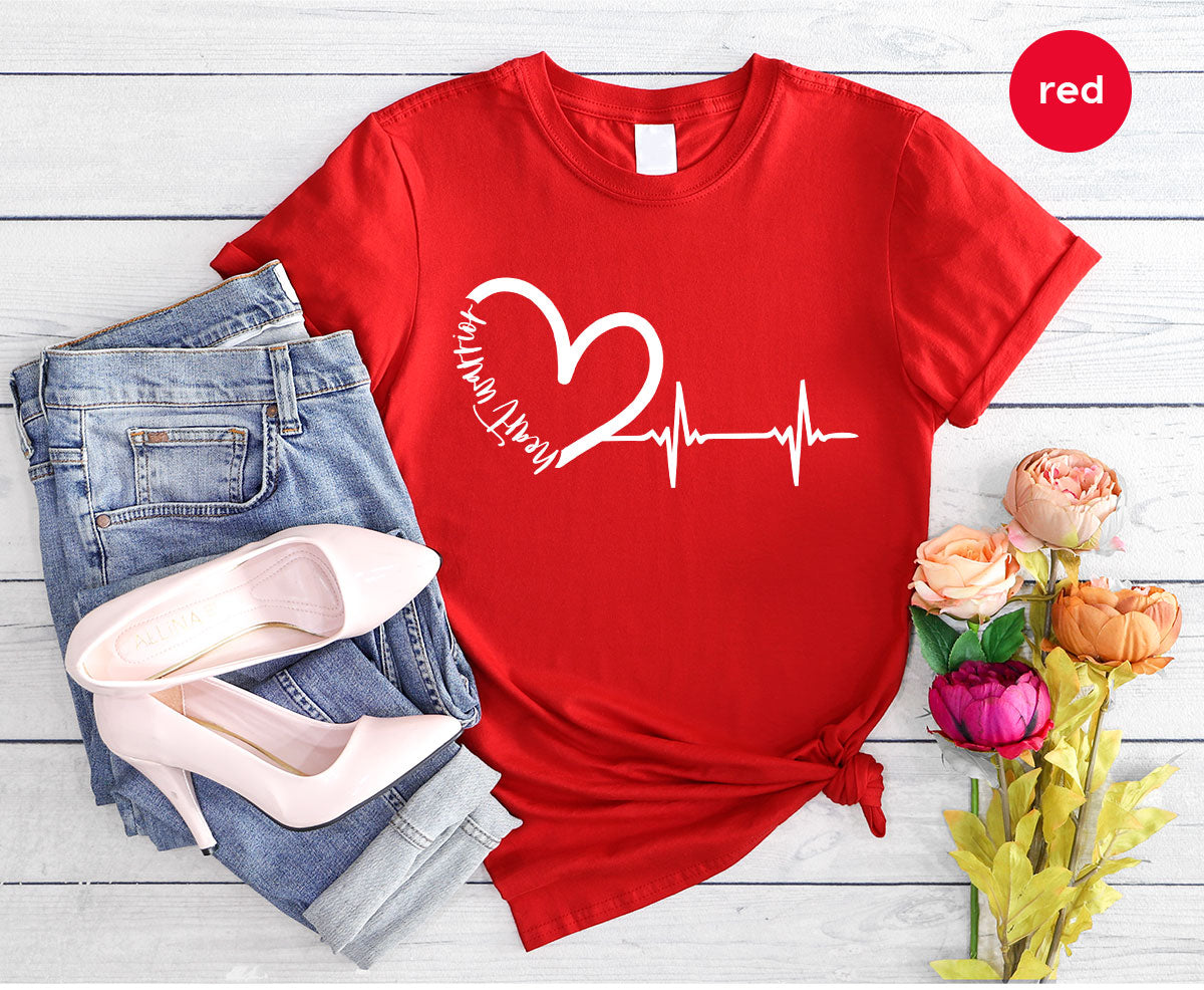 Heart Shirt, Valentine's Day T-Shirt, Valentine's Day Heart Tee