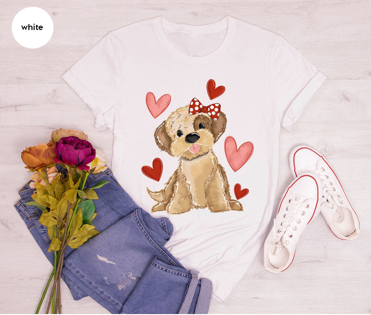 Sweet Dog Shirt, Valentine's Day Dog Lover Shirt, Pet T-Shirt, Pet Lover Tee