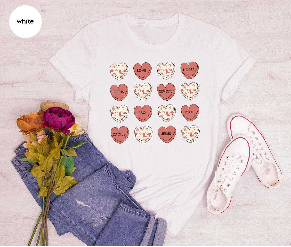 Heart Shirt, Lover Tee, Valentine's Day Heart T-Shirt, 2023 Feb 14 Shirt