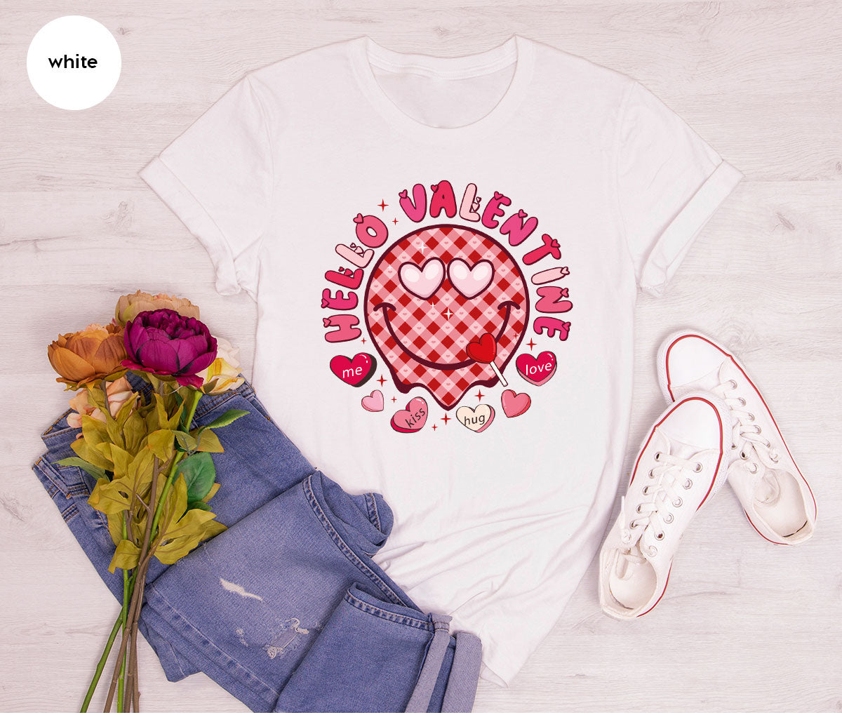 Hello Valentine Shirt, Valentine's Day Love Shirt, Gift for My Love T-Shirt