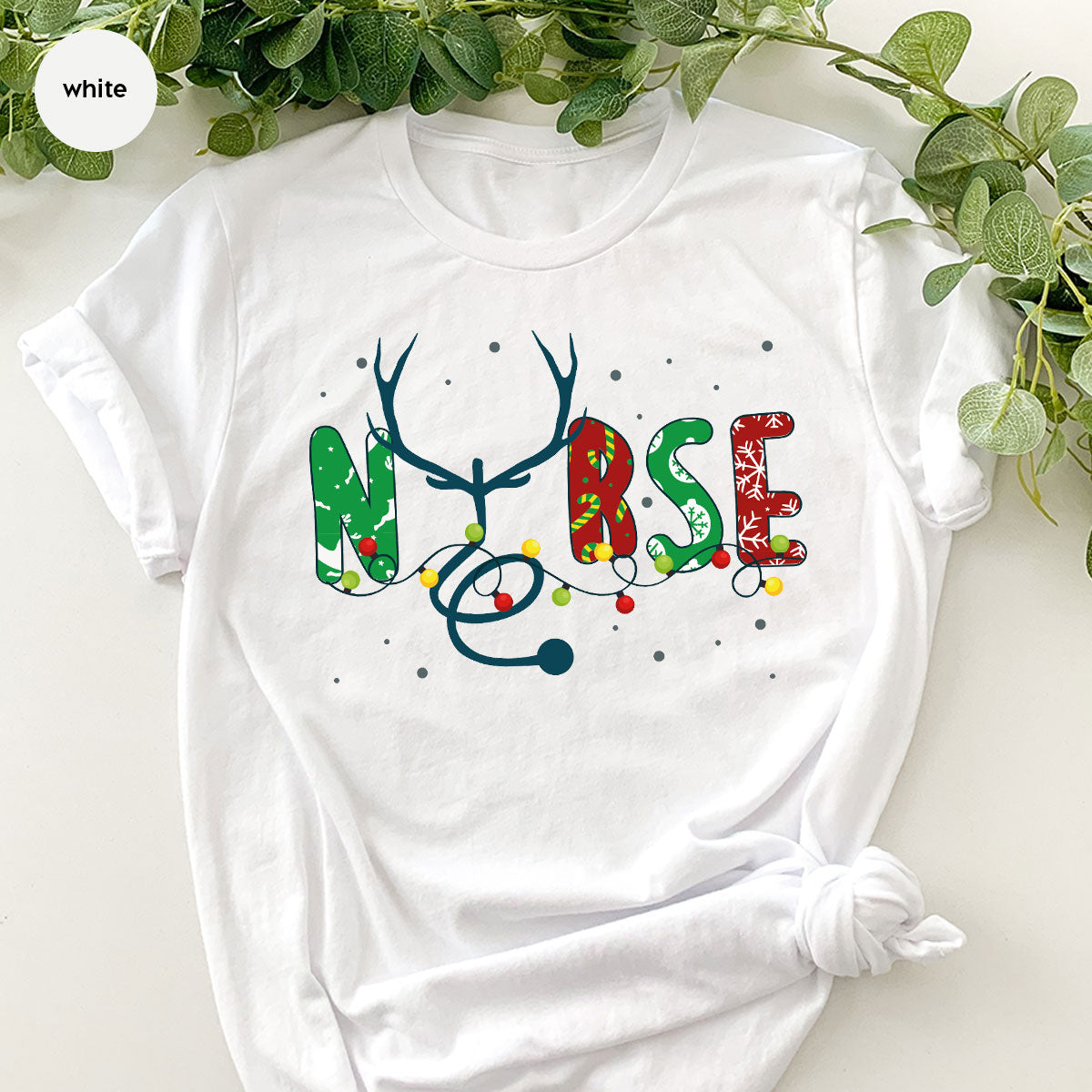 Christmas Nurse Shirt, Health Employee Christmas T-Shirt, Christmas Gift for Nurses