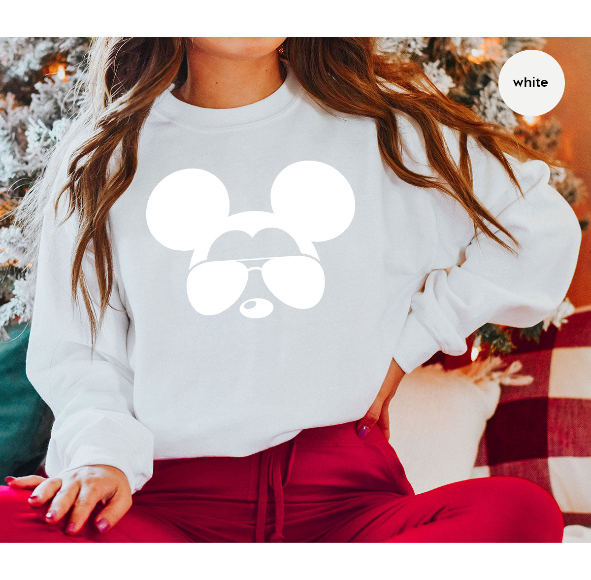 Disney Sweatshirt, Disney Mickey Graphic Tee for Kids, Disney Gift for Kids, Mickey Silhouette Unisex Shirt, Disney Family Shirt