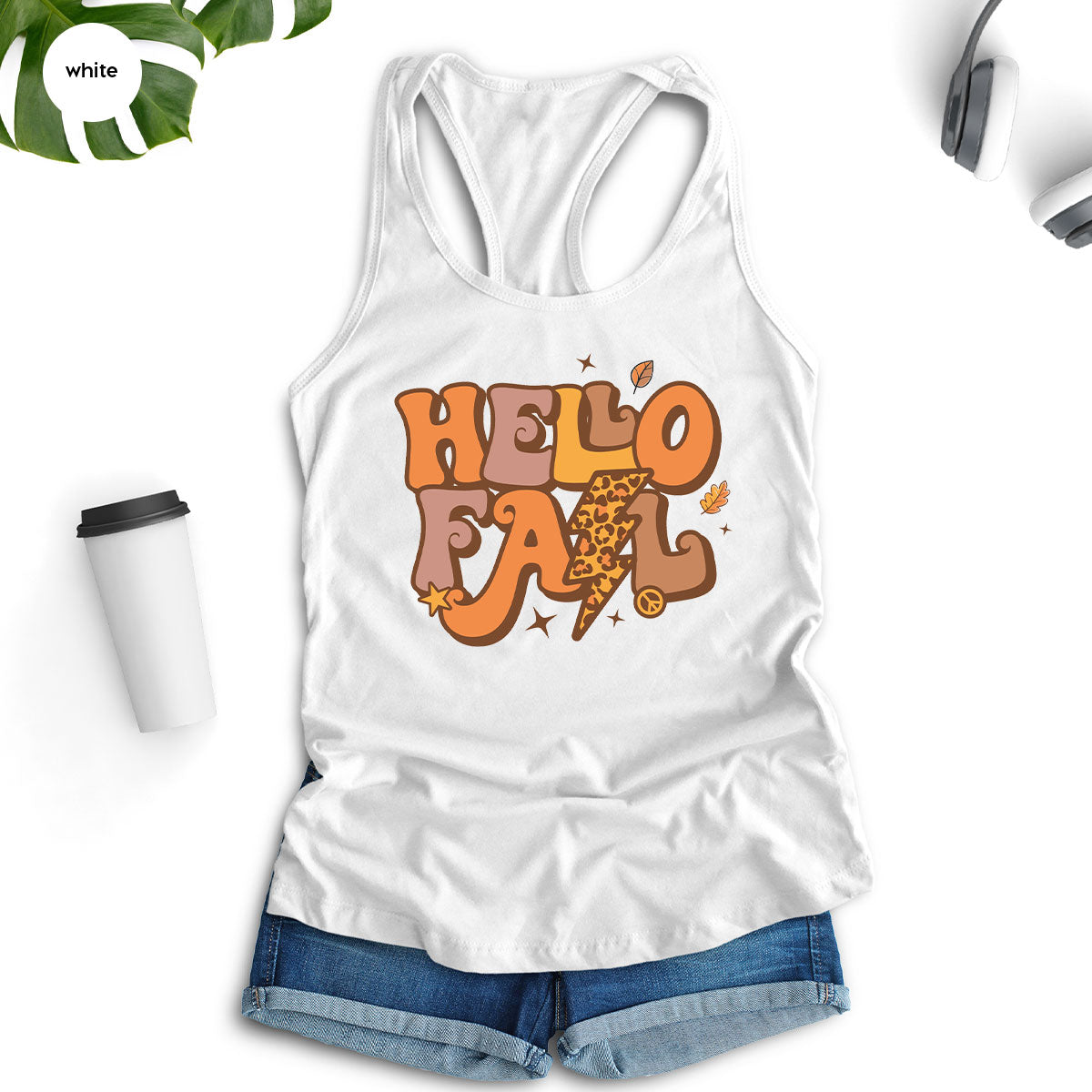 Hello Fall Shirt, Halloween Fall T-Shirt, Halloween 2022 Hoodie, Hello Halloween Long Sleeve Shirt