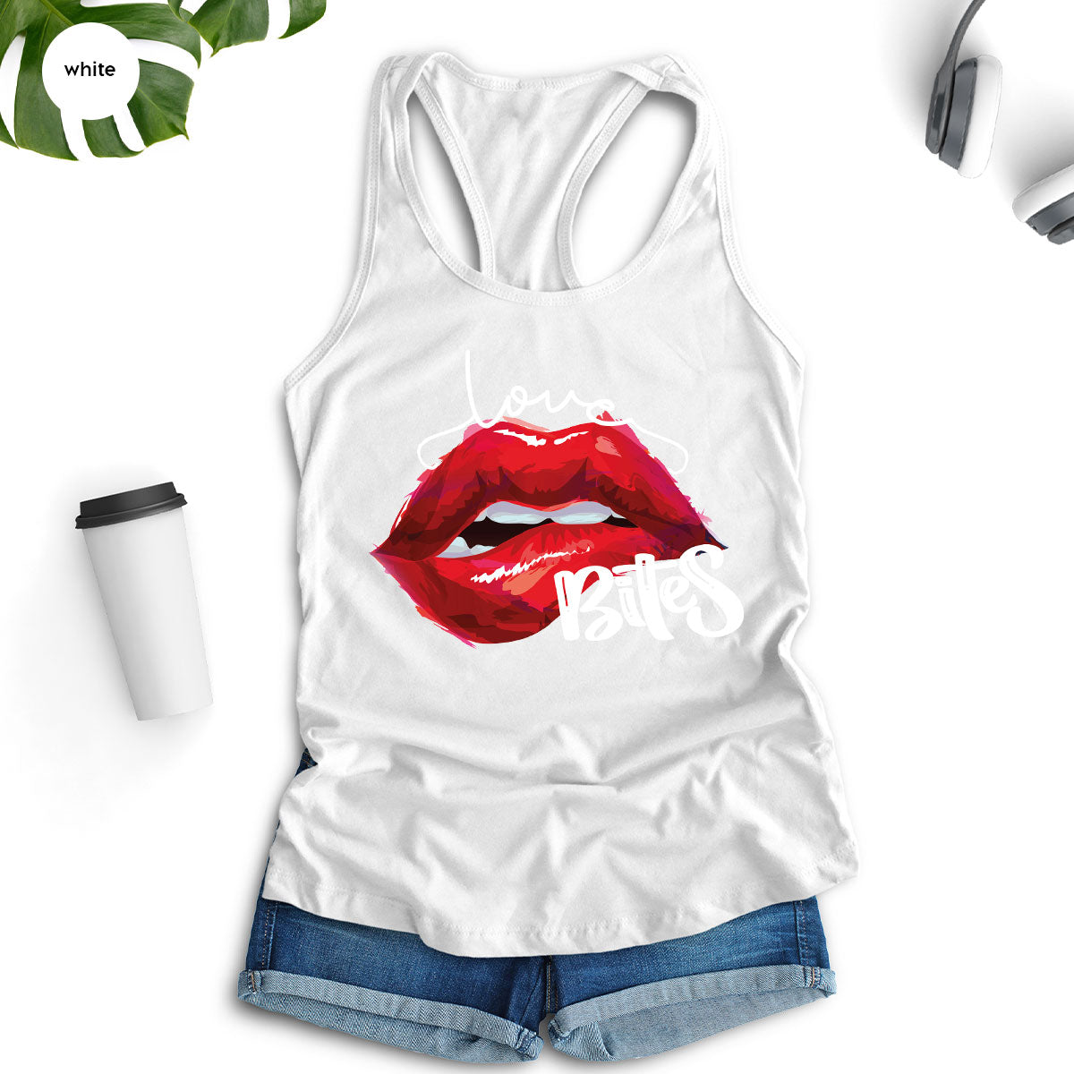 Cool Valentine's Day T-Shirt, Bite Shirt, Cute Lips Tee, Valentine Gift