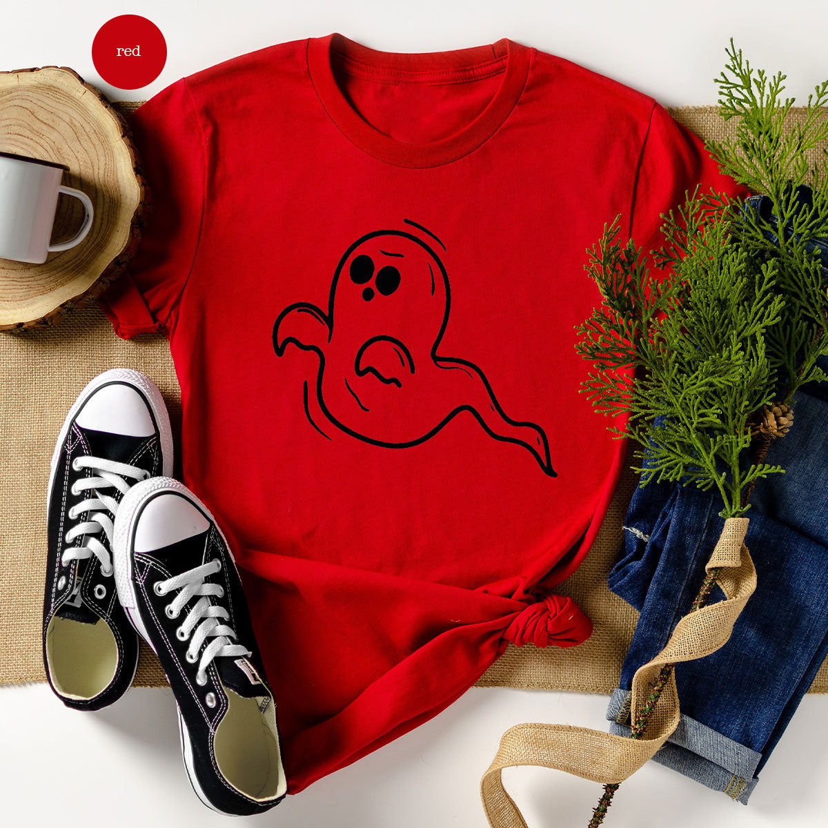 Halloween Ghost T-Shirt, Best Halloween Shirt Design, Halloween Boo Shirt