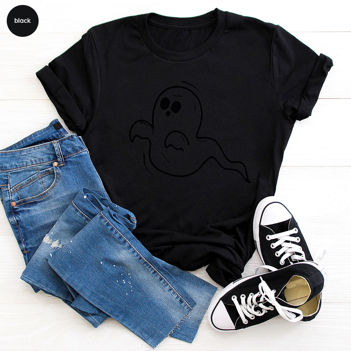Halloween Ghost T-Shirt, Best Halloween Shirt Design, Halloween Boo Shirt