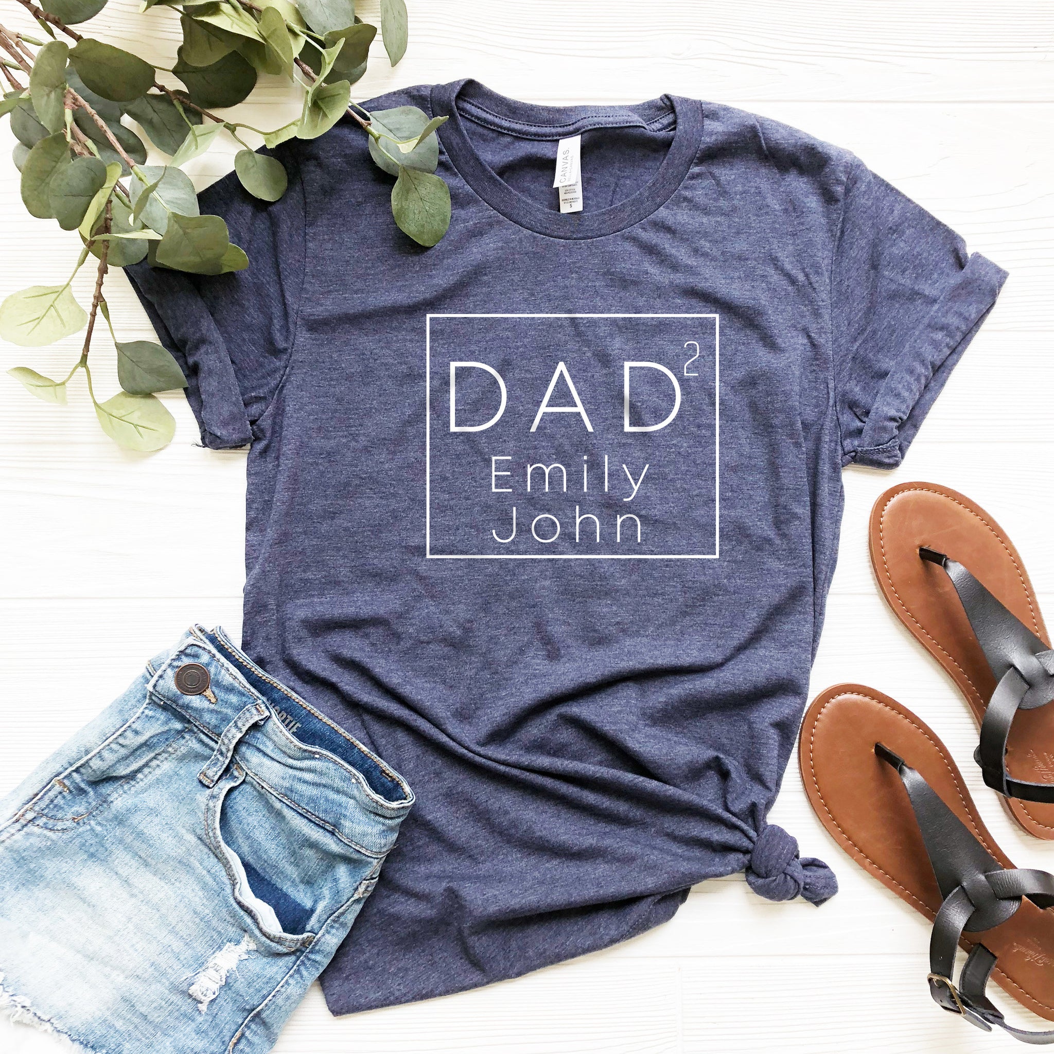 Personalized Dad Shirt for Fathers Day, Personalized Dad gift, Custom Dad Shirt, Funny Shirts for dad, dad square, daughter,Dad Birthday,d98 - Fastdeliverytees.com