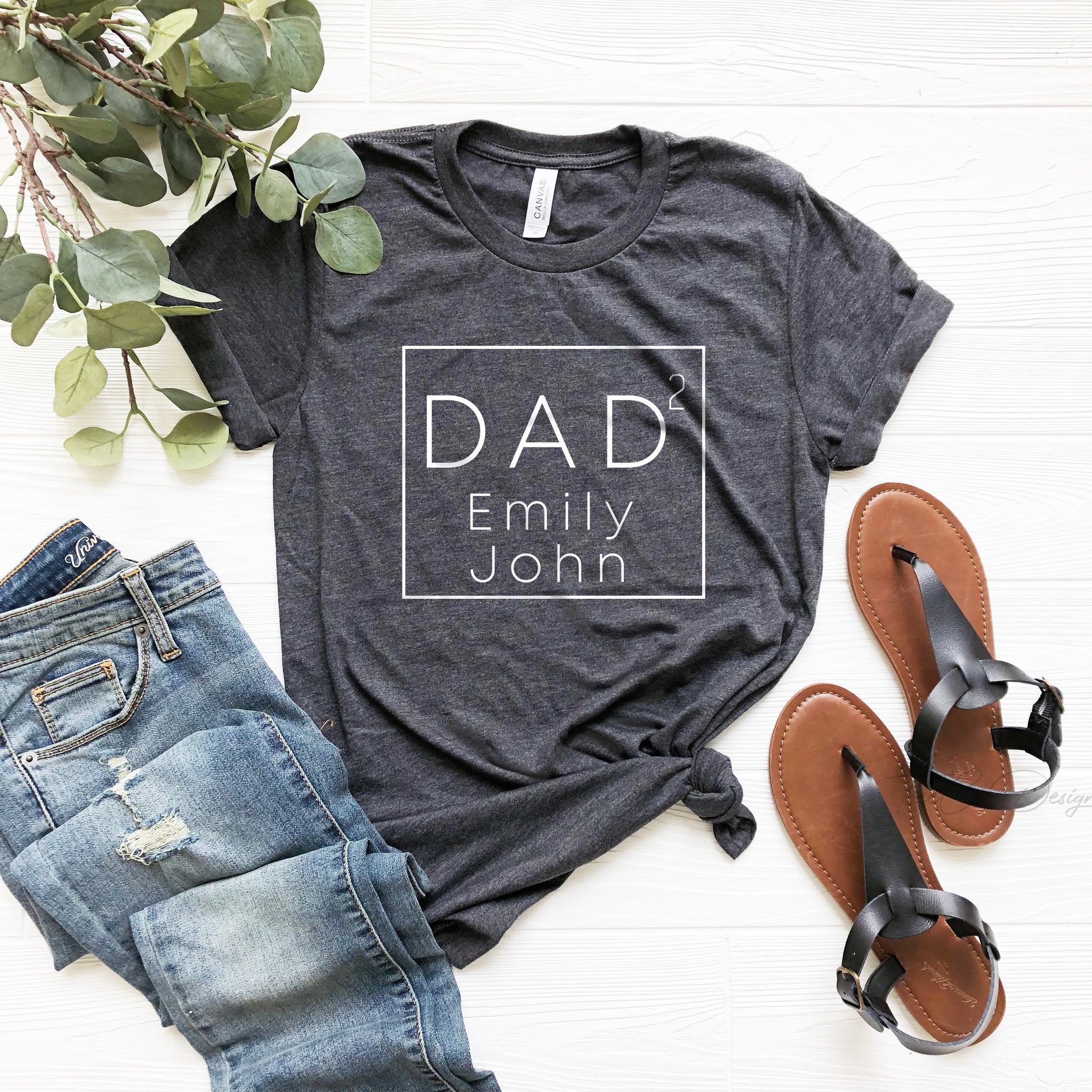 Personalized Dad Shirt for Fathers Day, Personalized Dad gift, Custom Dad Shirt, Funny Shirts for dad, dad square, daughter,Dad Birthday,d98 - Fastdeliverytees.com