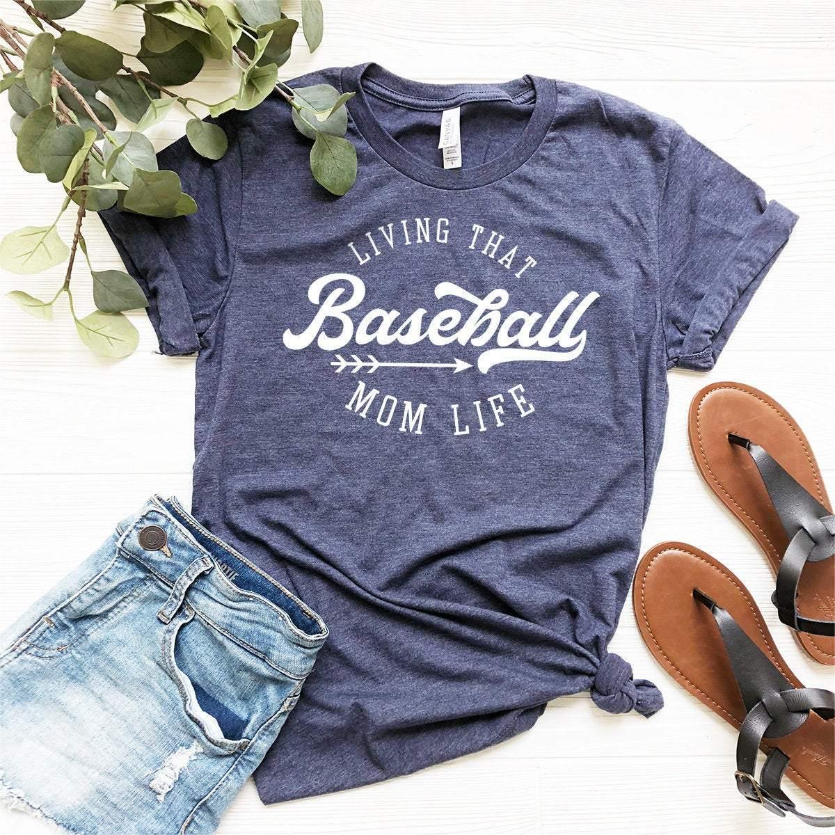 Baseball Mom Shirt, Baseball Mom Tee,Baseball Mama Shirt - Fastdeliverytees.com