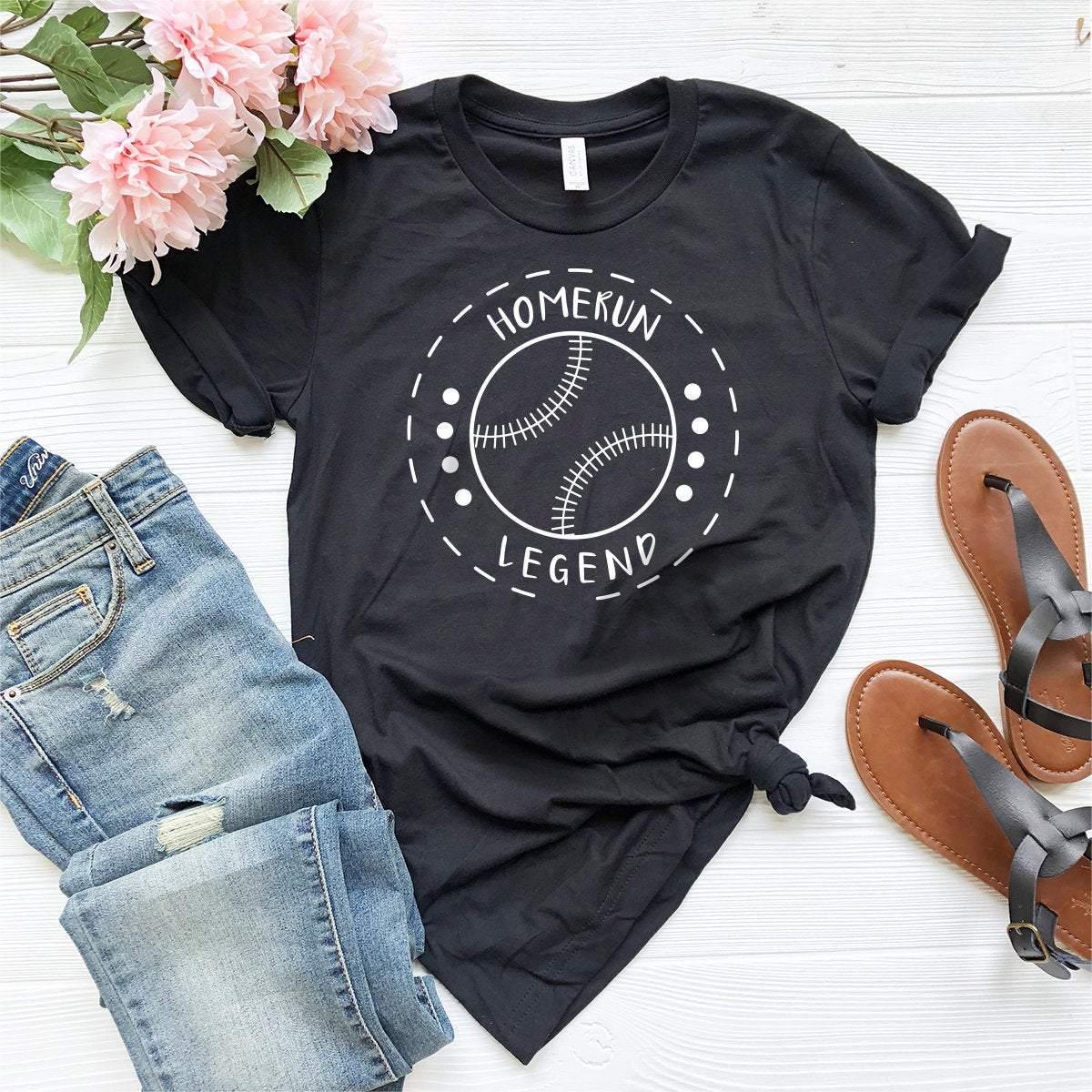 Baseball Fanatic Shirt, Game Day Tee, Baseball Life Shirt, Baseball Fan Shirts, Homerun Legend Shirt - Fastdeliverytees.com