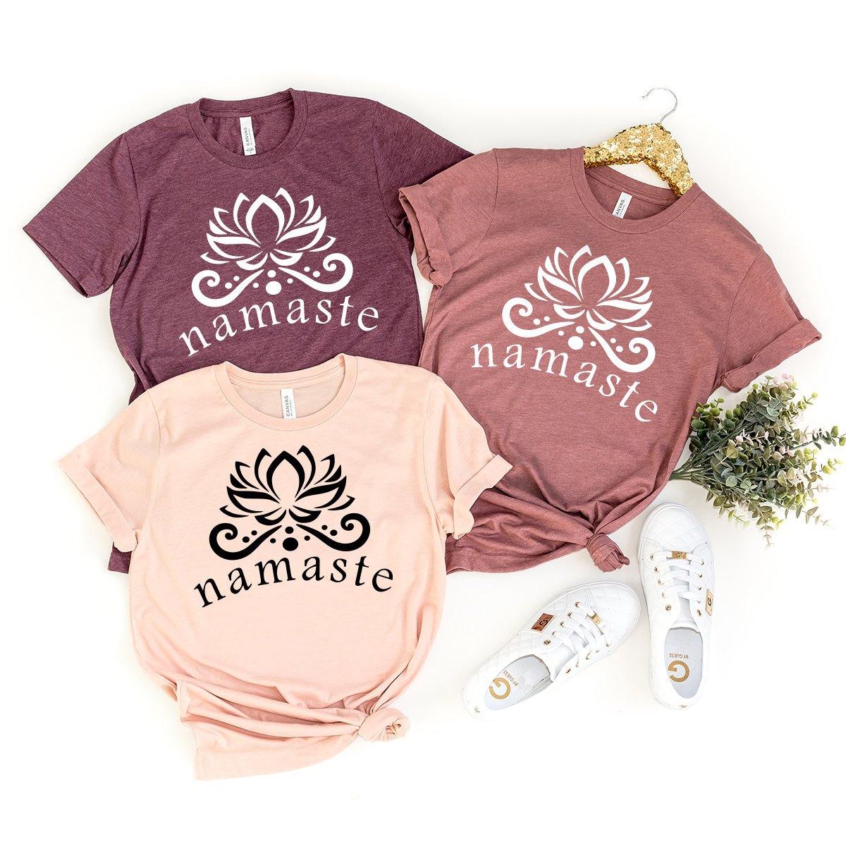 Namaste Cat Shirt, Yoga Shirt, Meditation Shirt, Yoga T-Shirt, Yoga Lover Shirt, Inspirational Shirt, Yoga Tee, Funny Yoga Tee, Yoga Gift - Fastdeliverytees.com