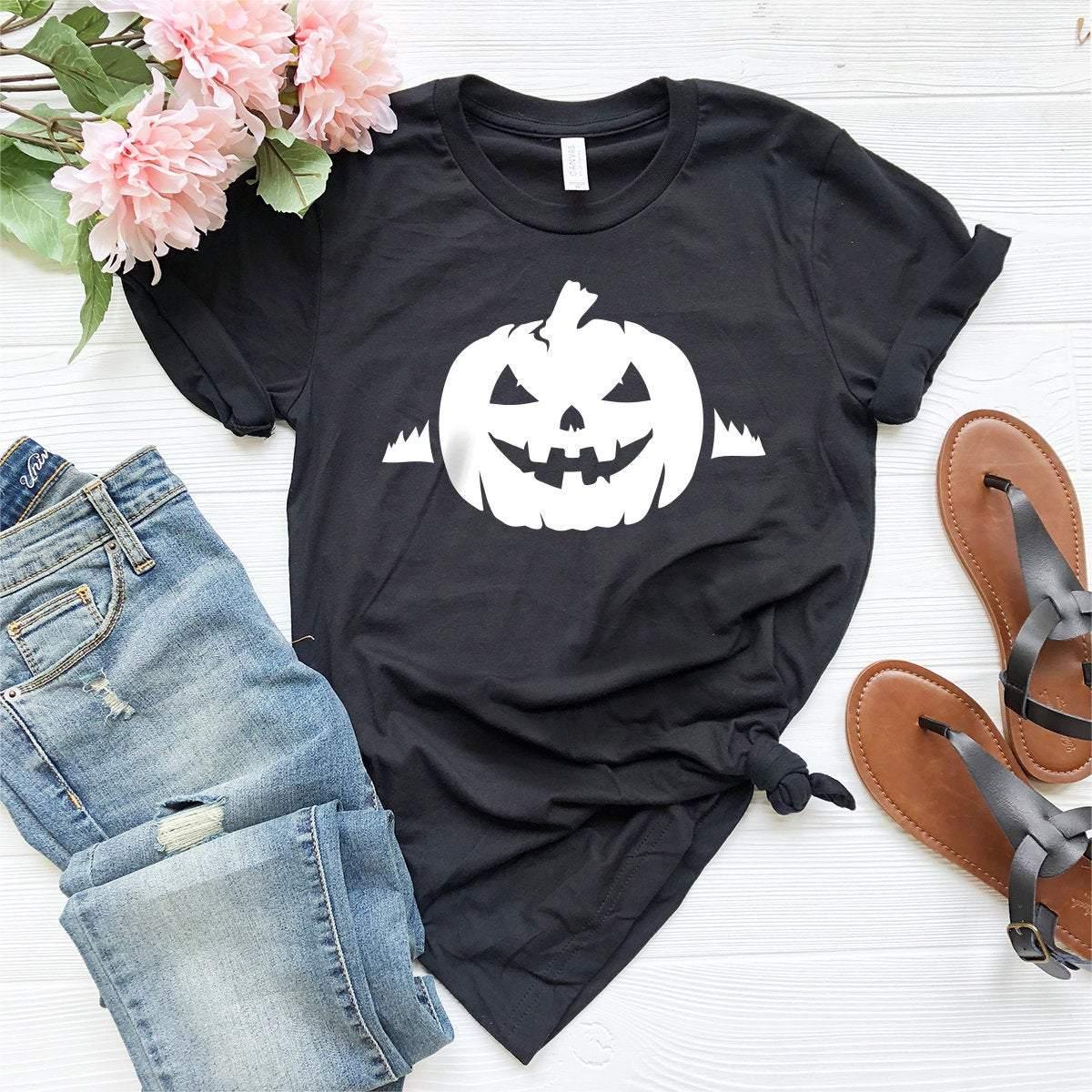 Pumpkin Halloween Shirt, Halloween T-Shirt, Fall Shirt, Halloween Gift, Funny Halloween Shirt, Pumpkin Shirt, Horror Shirt, Skull Shirt - Fastdeliverytees.com