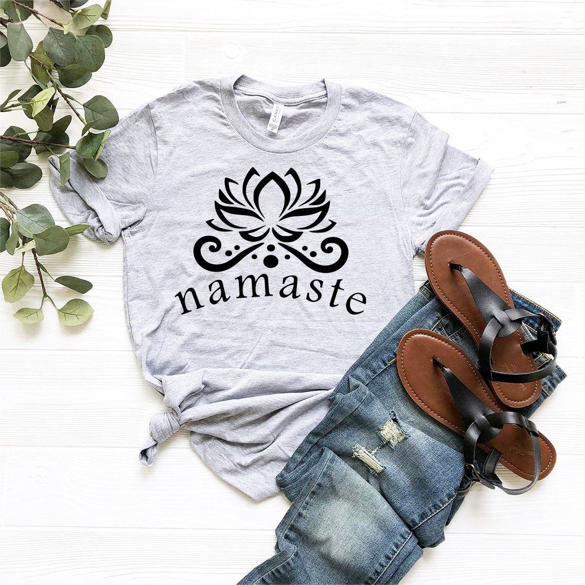 Namaste Cat Shirt, Yoga Shirt, Meditation Shirt, Yoga T-Shirt, Yoga Lover Shirt, Inspirational Shirt, Yoga Tee, Funny Yoga Tee, Yoga Gift - Fastdeliverytees.com