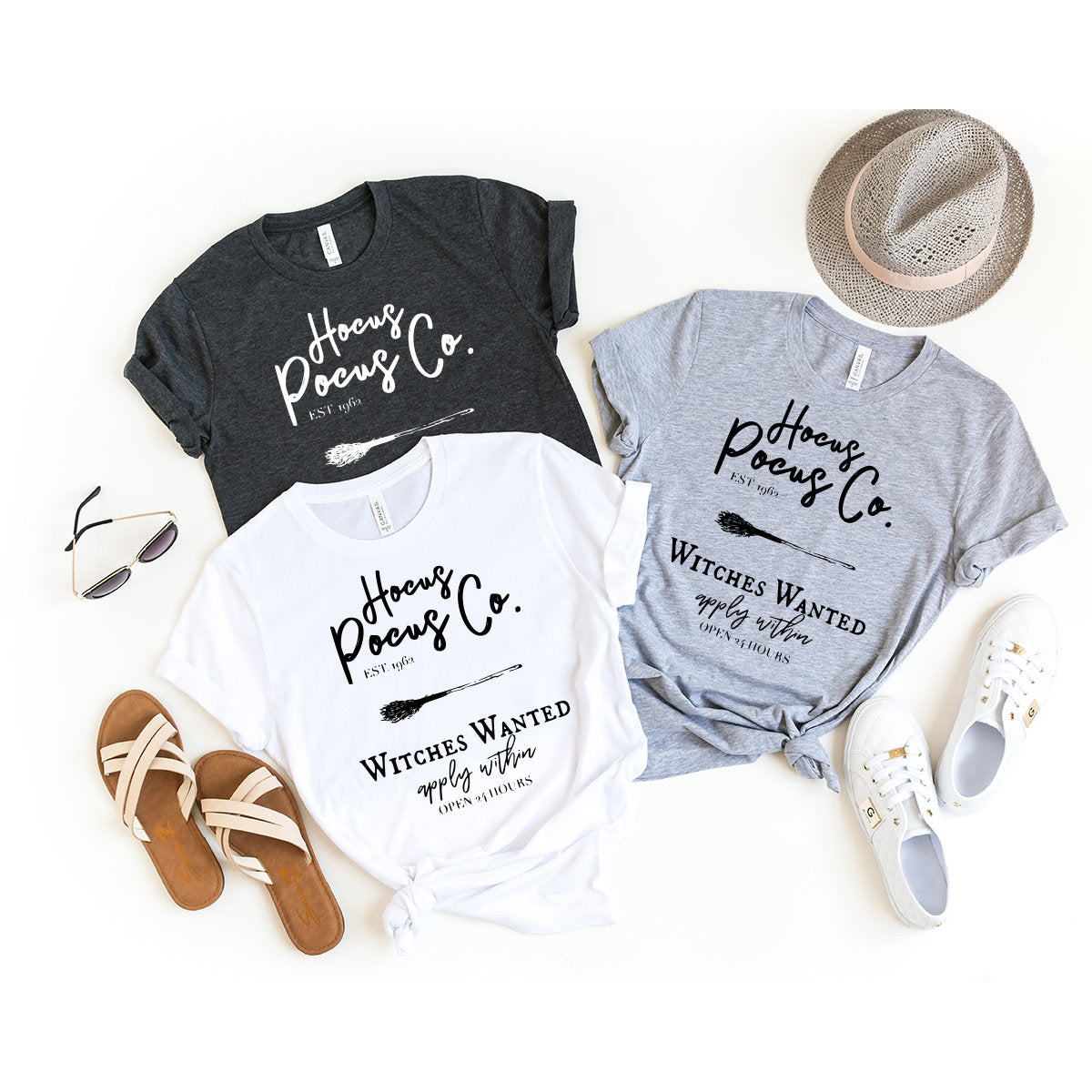 Hocus Pocus T-Shirt, Halloween Shirt, Hocu Pocu T Shirt, Witches Wanted Shirt, Witches Broom Shirt, Fall Shirt, Halloween Tee - Fastdeliverytees.com