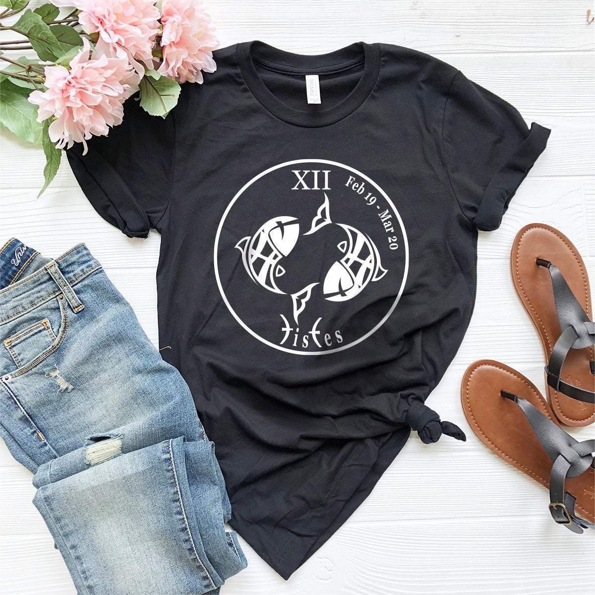 Astrology Shirt, Pisces Shirt, Zodiac Signs Shirt, Astrology Gift, Pisces Birth Sign Shirt, Pisces Zodiac Sign T-Shirt, Pisces Tee - Fastdeliverytees.com