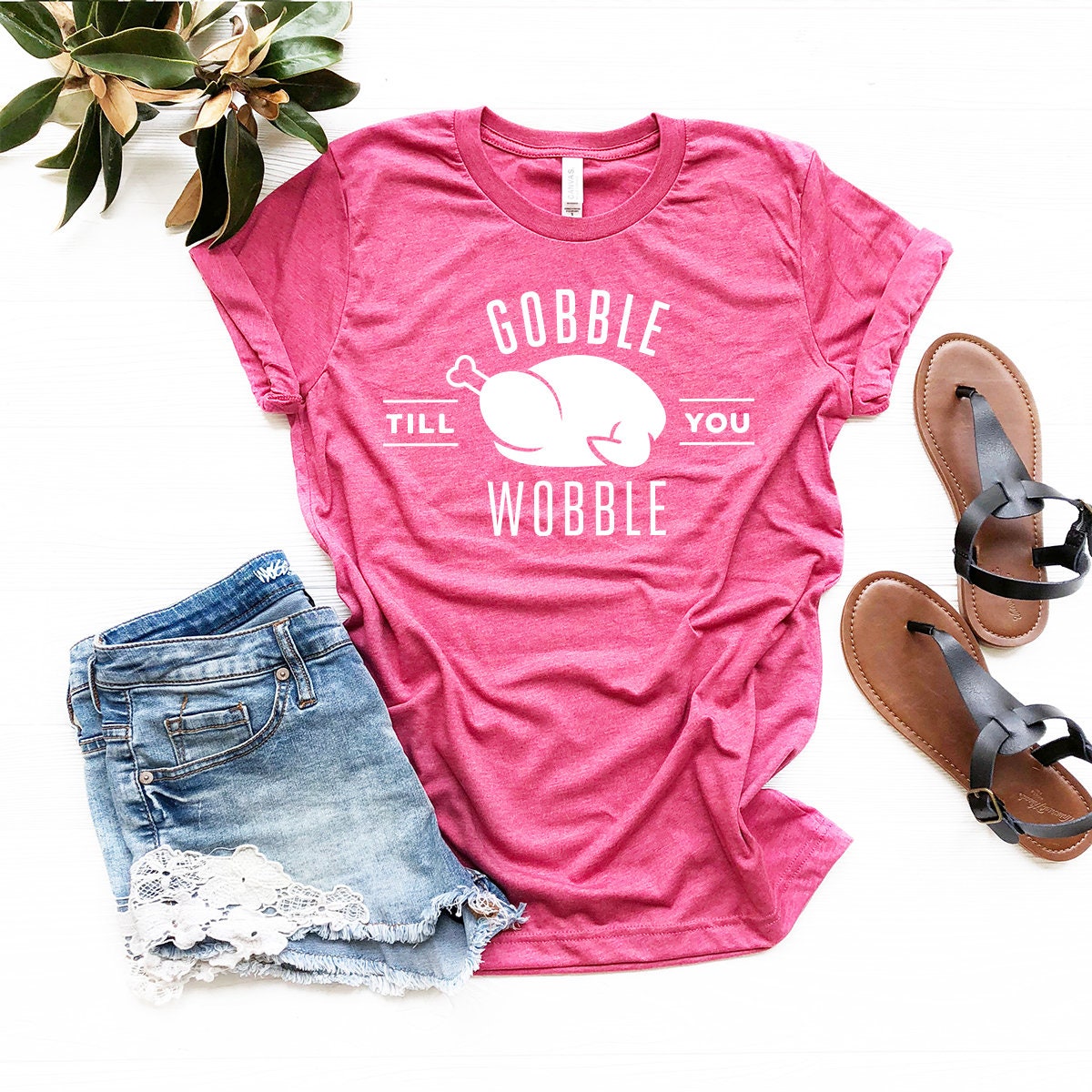 Gobble Till You Wobble Shirt, Thanksgiving Shirt, Turkey Day Shirt, Thanksgiving Gift, Fall Shirt, Family Thanksgiving Shirt, Turkey Tee - Fastdeliverytees.com