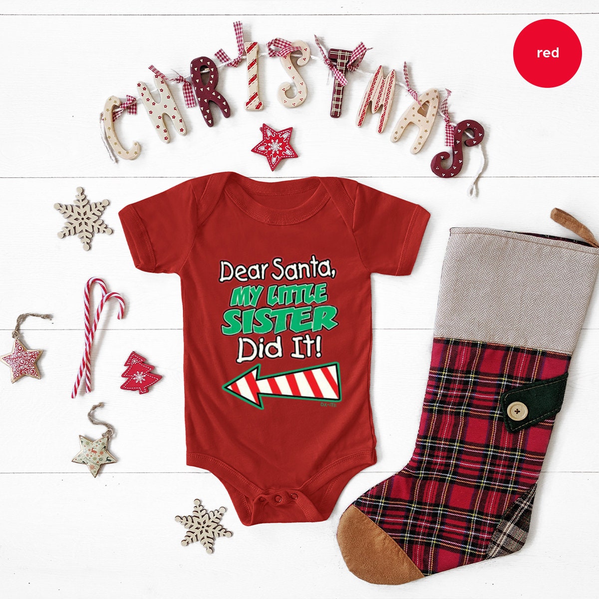 Family Christmas Tee, Christmas Shirt, Santa Shirt, Gift For Kids, Dear Santa My Little Brother Sister Did It Shirt, Christmas Matching Tee - Fastdeliverytees.com
