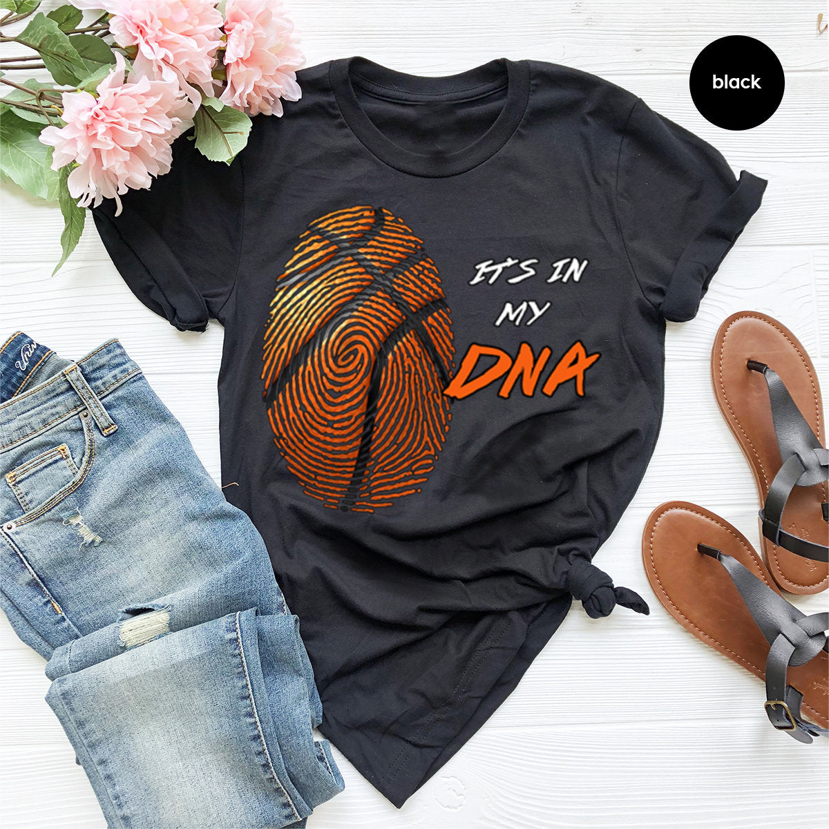 Basketball T Shirt, It's In My Dna Shirt, Basketball Player Tee, Basketball Day Shirt, Game Days T Shirt, Basketball Lover Gift - Fastdeliverytees.com